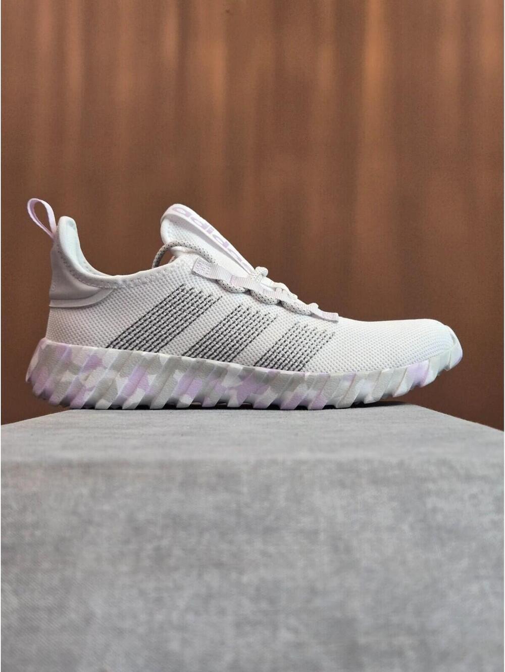 adidas Kaptir Flow - White Grey Purple Camo (JR0430) Size 5Y Women's 6